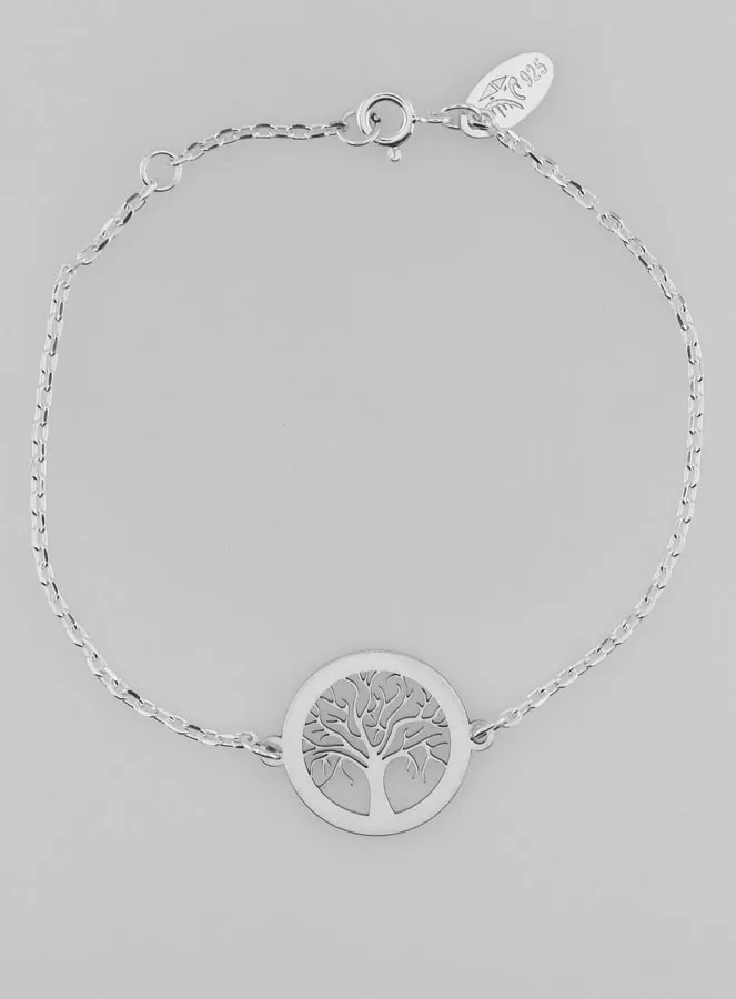 925 Sterling Zilveren Armband - Levensboom (pic 1)