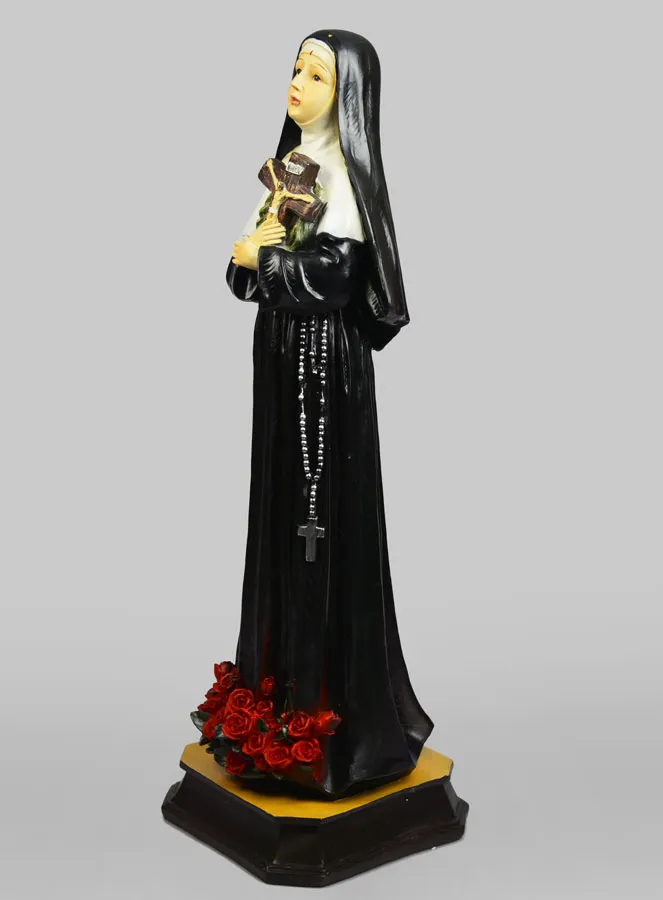 Religieus Beeld van Heilige Rita met Rozen - 60cm (pic 2)