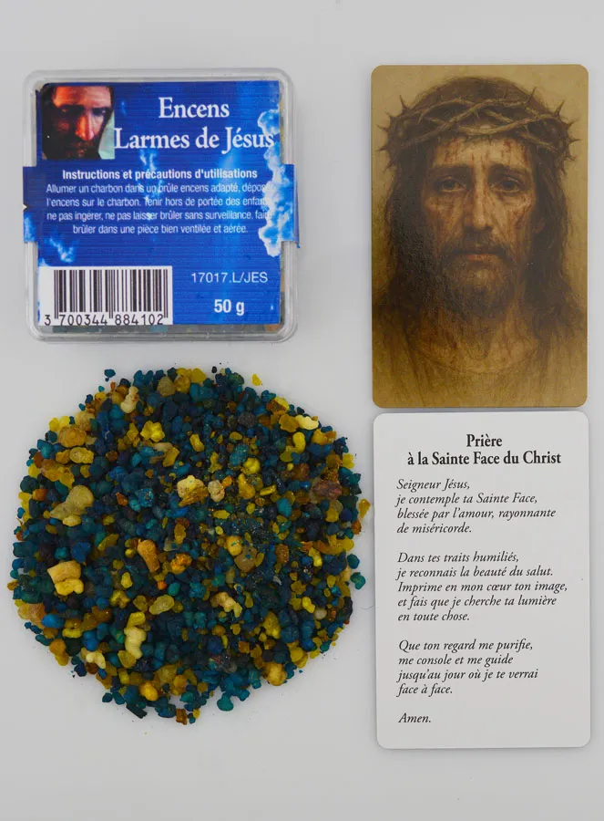 Religieuze Wierook Tranen van Jezus + Gebed (pic 1)