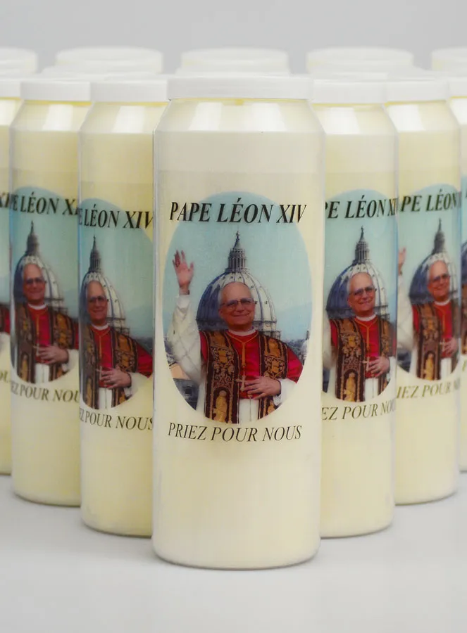 Set van 20 Noveenkaarsen voor Paus Leo XIV (pic 3)