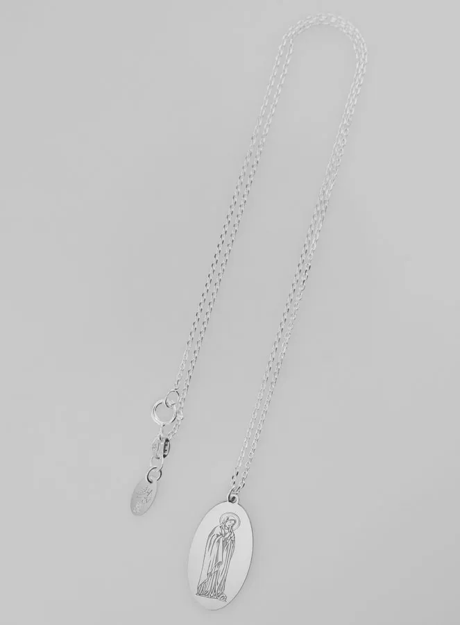 Maria Hanger + Ketting - Massief Zilver (pic 2)
