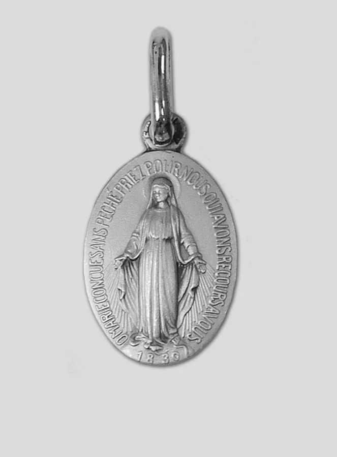 Wonderdadige Medaille van Massief Zilver 19 mm (pic 2)