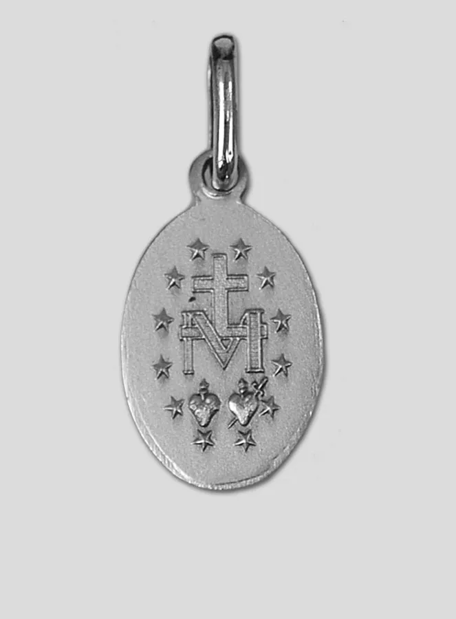 Wonderdadige Medaille Massief Zilver 9 mm (pic 3)