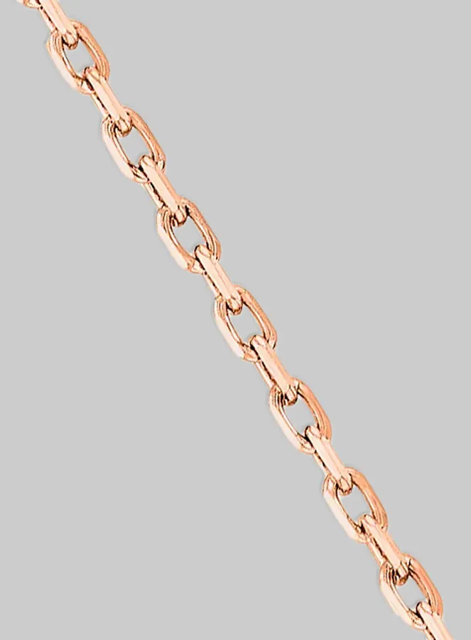 Collier 45cm Anker Schakel 1,4mm - Roségoud Verguld (pic 2)