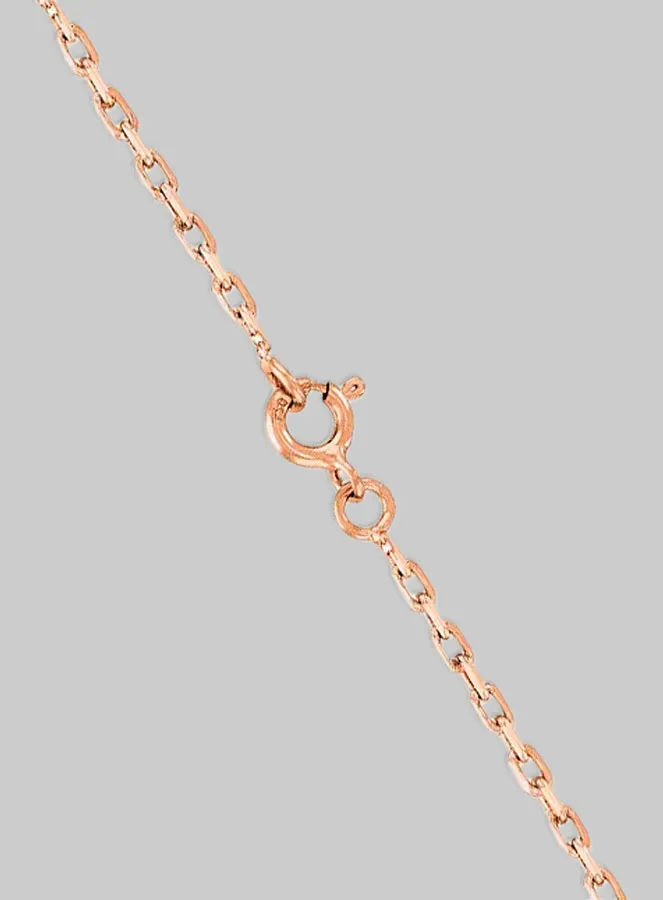 Collier 45cm Anker Schakel 1,4mm - Roségoud Verguld (pic 3)