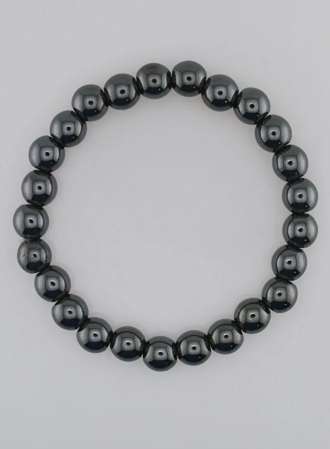 Edelsteen Armband van Hematiet - 8mm (pic 1)