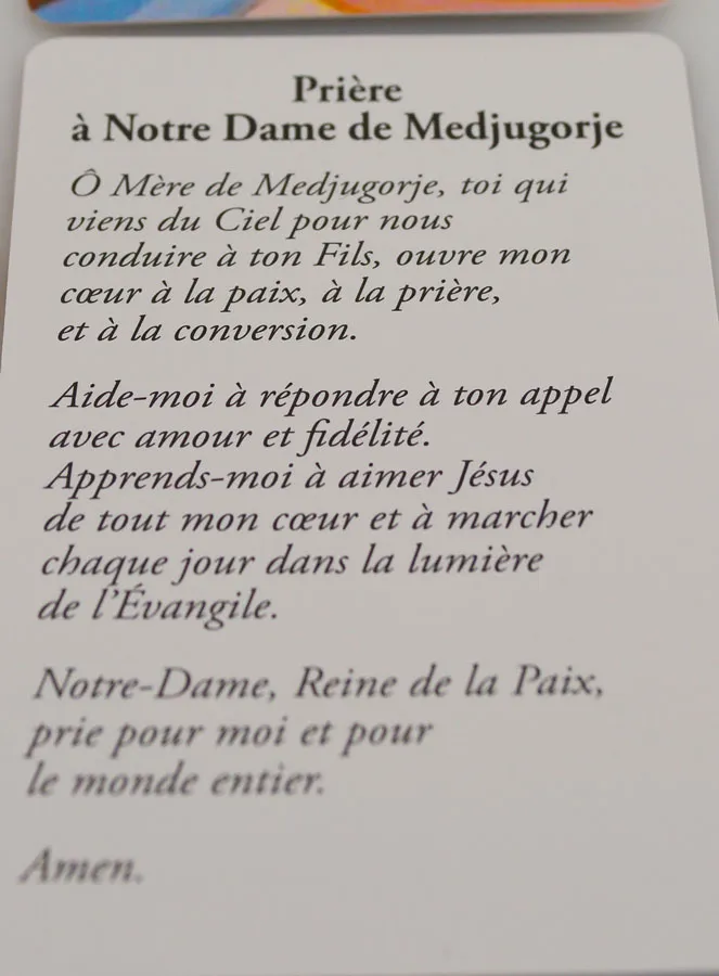 Religieuze Wierook Jasmijn met Gebed OLV van Medjugorje (pic 4)