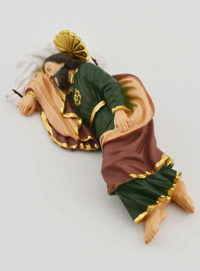 Religieus Beeld De Droom van Heilige Jozef - 14cm (pic 1)