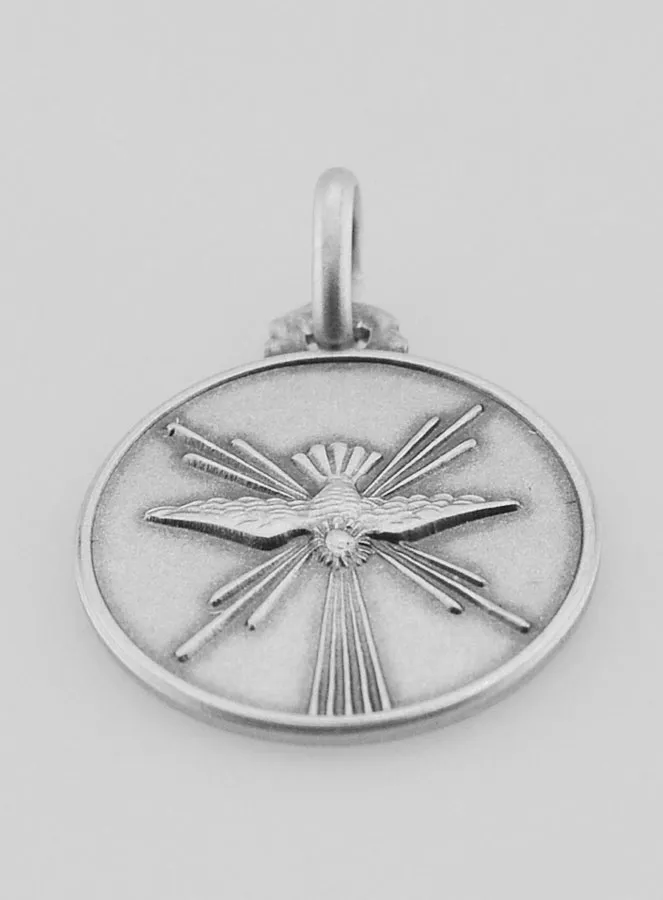 Hanger Aandenken aan het Vormsel - Duif van 925 Zilver (pic 2)