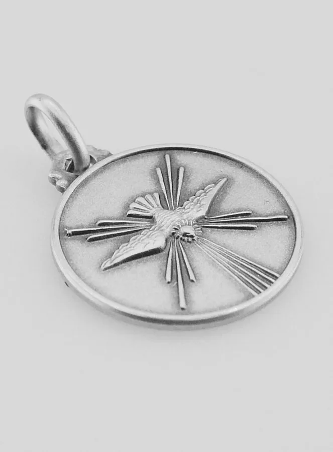 Hanger Aandenken aan het Vormsel - Duif van 925 Zilver (pic 3)