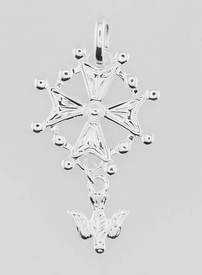 Vormsel Kruis Hanger - Heilige Geest Zilver (pic 1)