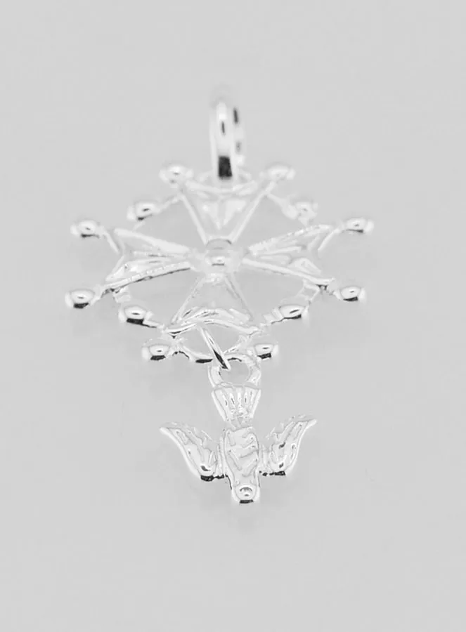 Vormsel Kruis Hanger - Heilige Geest Zilver (pic 2)