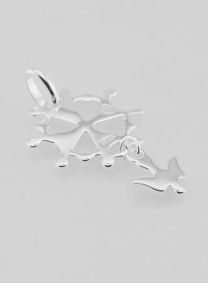 Vormsel Kruis Hanger - Heilige Geest Zilver (pic 4)