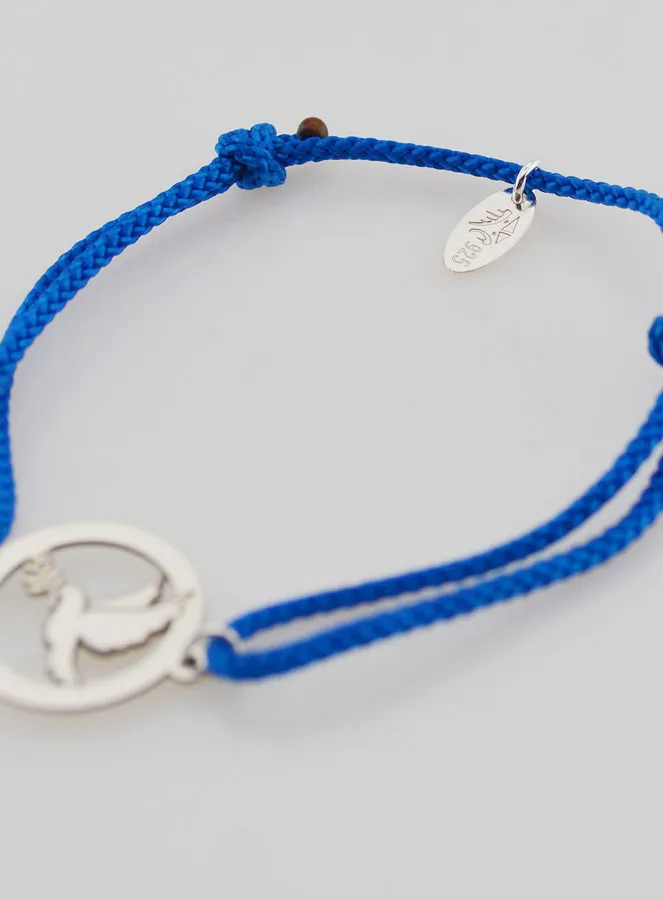 Zilveren Armband met Koord - Heilige Geest (pic 4)
