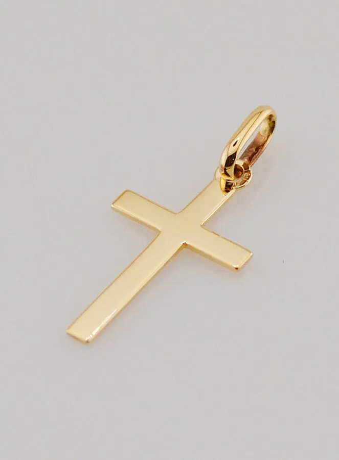 Kruis Hanger 9 Karaats Goud - 16mm (pic 4)
