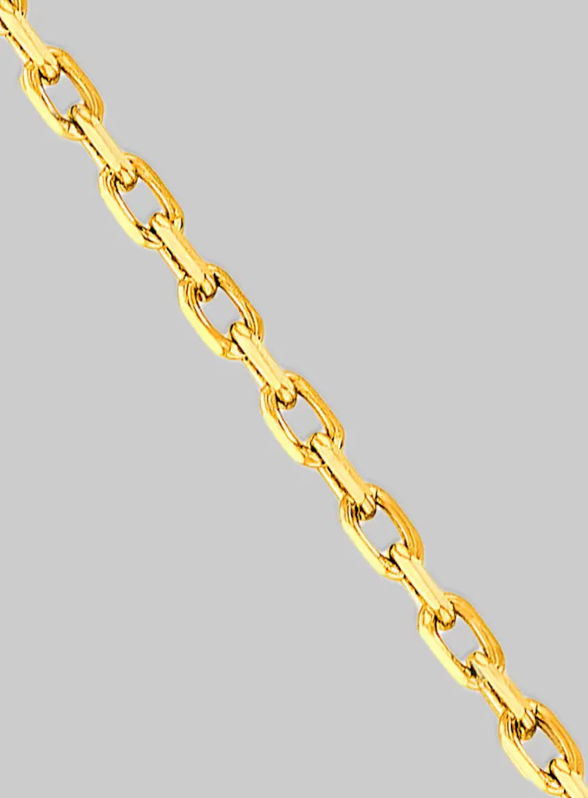 Vergulde Halsketting 45cm - Anker Schakel 1,9mm (pic 2)