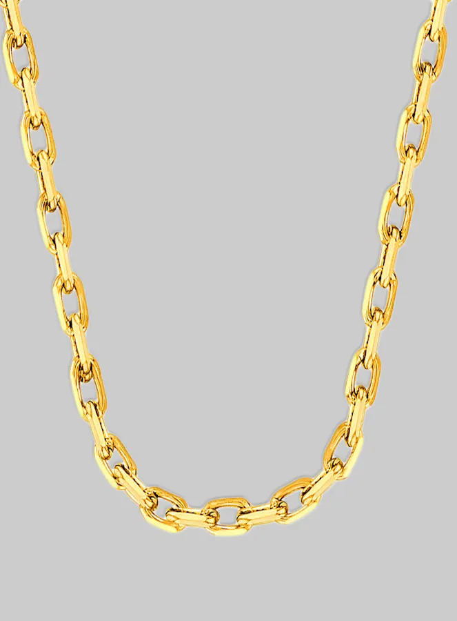 Verstelbaar Verguld Collier 40cm - Anker Schakel 1.3mm (pic 1)