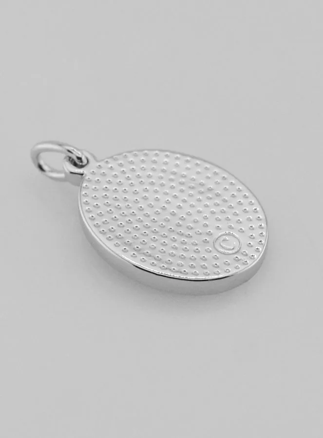 Hanger Heilig Hart van Jezus Zilver - 19 mm (pic 4)