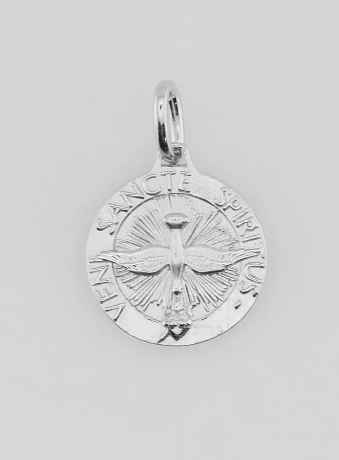Medaille Heilige Geest en Liturgische Hymne - 14mm (pic 1)