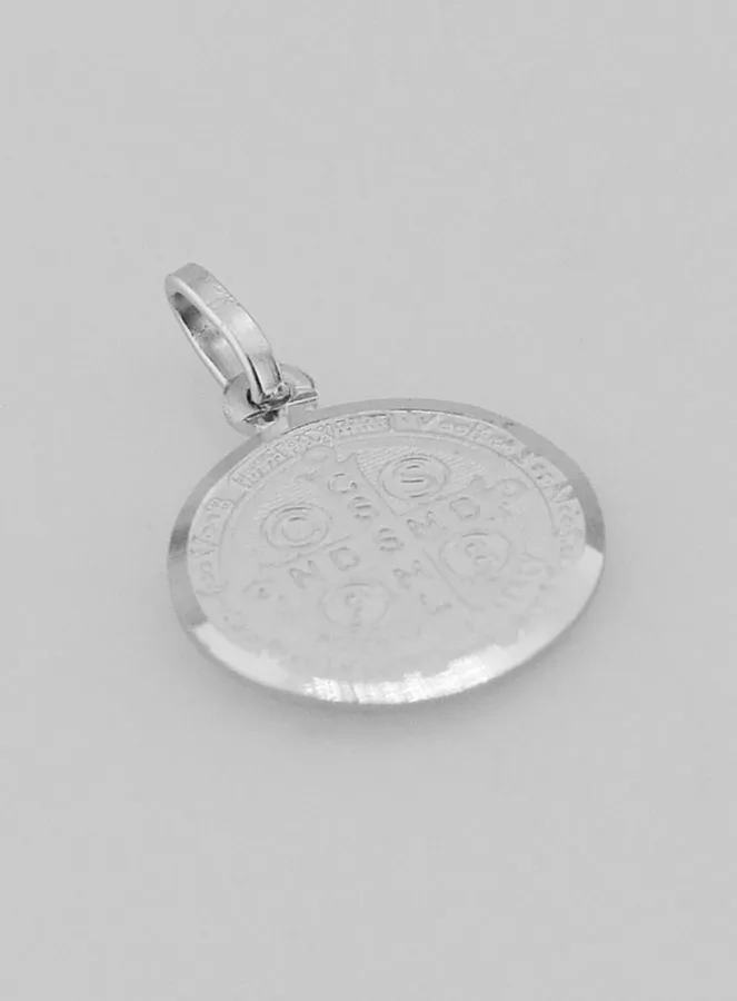 Hanger Heilige Benedictus Zilver - 14mm (pic 3)
