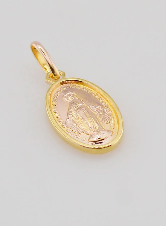Wonderdadige Medaille Verguld op Zilveren Basis - 13 mm (pic 4)