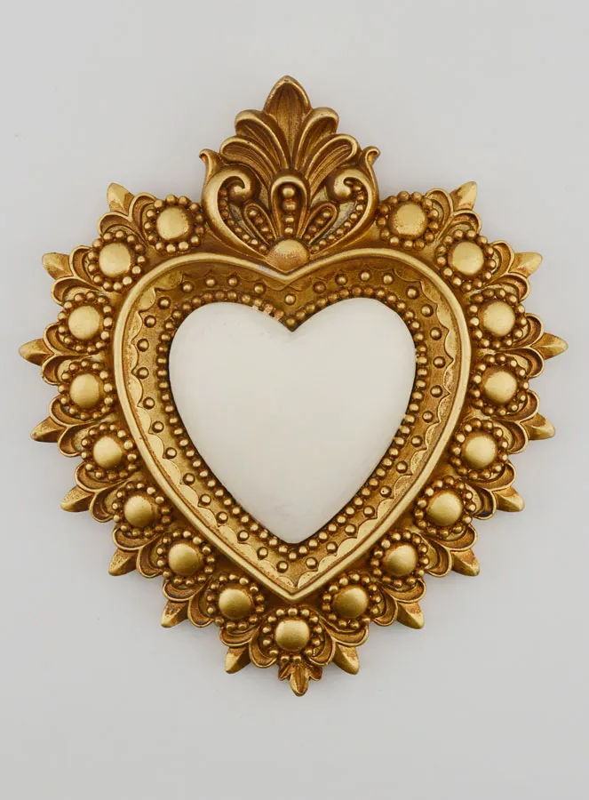 Ex Voto Wanddecoratie Goud en Ivoor - 13cm (pic 1)