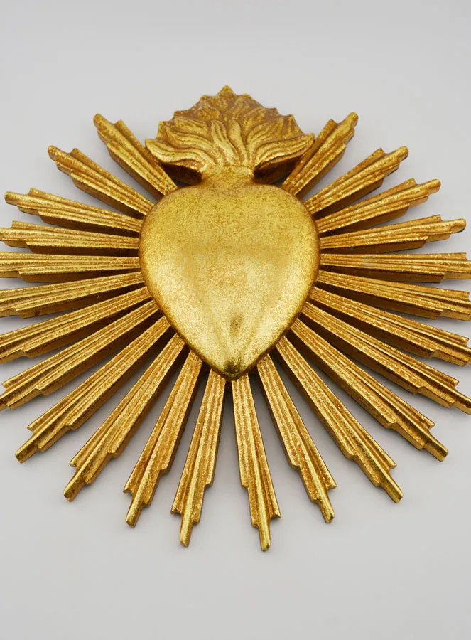 Ex Voto Stralend Hart Muurdecoratie - 25cm (pic 2)