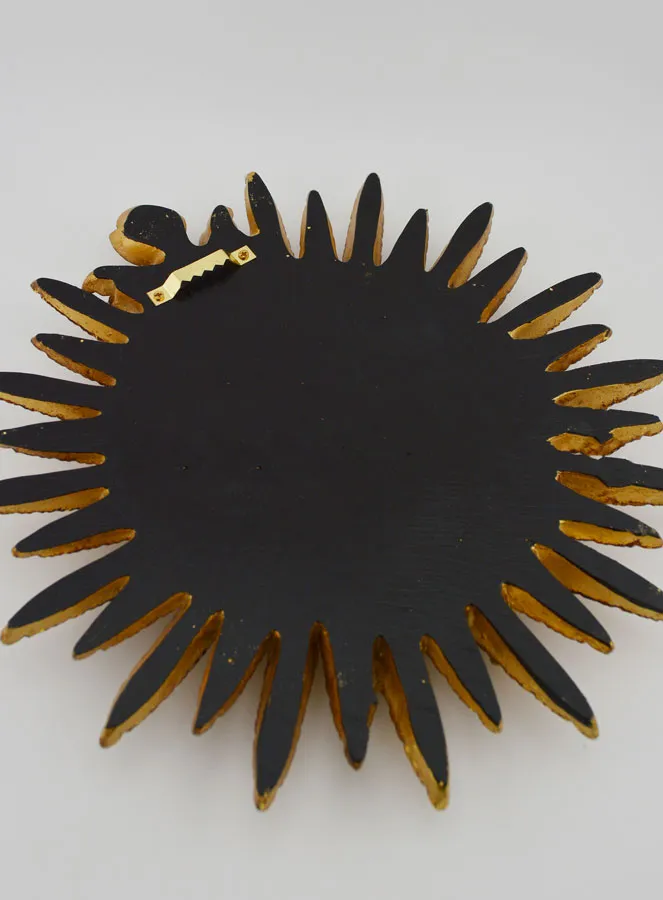 Ex Voto Hart en Veren Muurdecoratie - 25cm (pic 4)