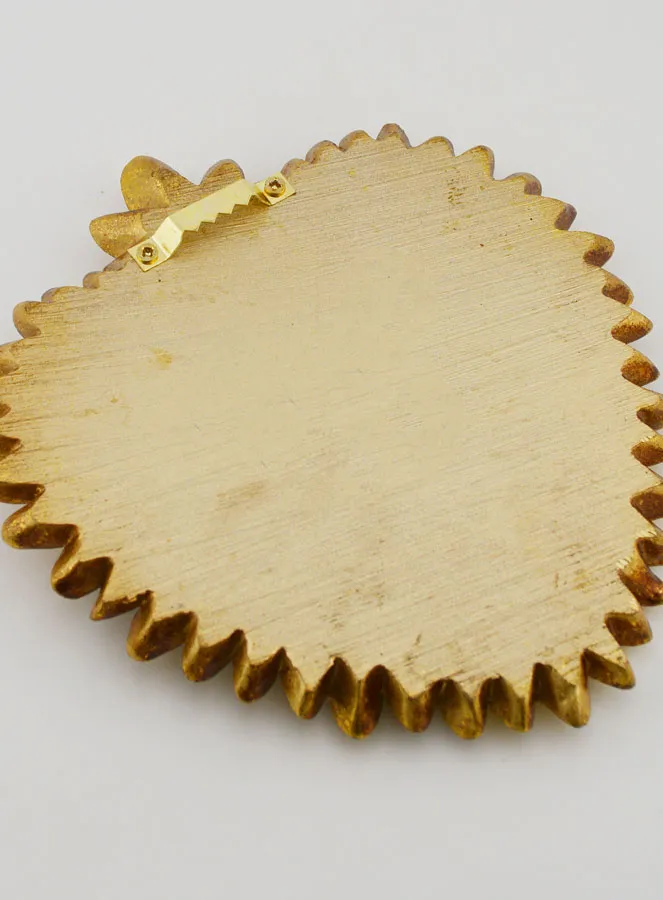 Ex Voto Wand Decoratie Bloemen Hart - 16cm (pic 4)