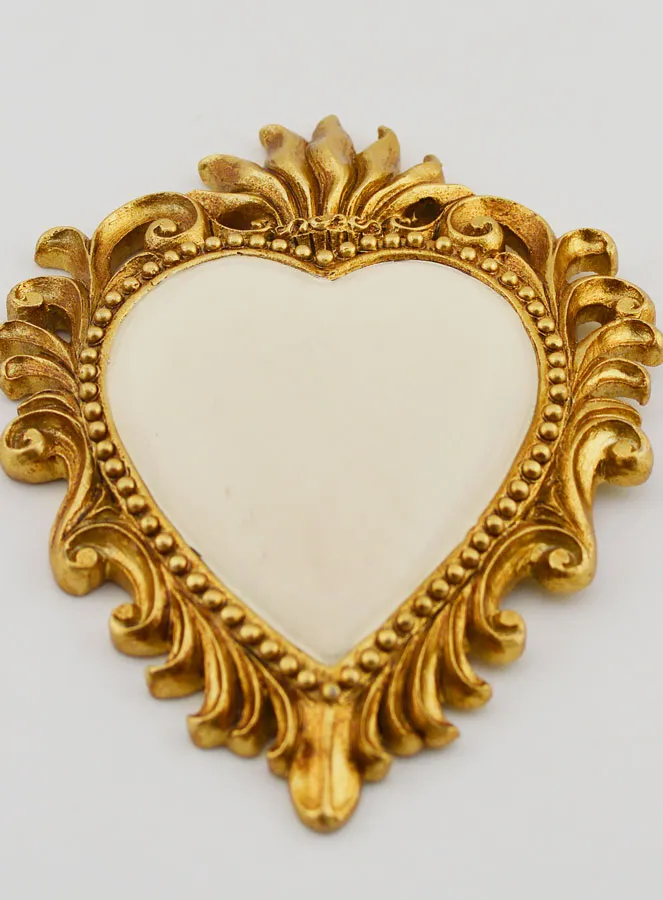 Ex Voto Muurdecoratie Goud en Wit - 10cm (pic 2)