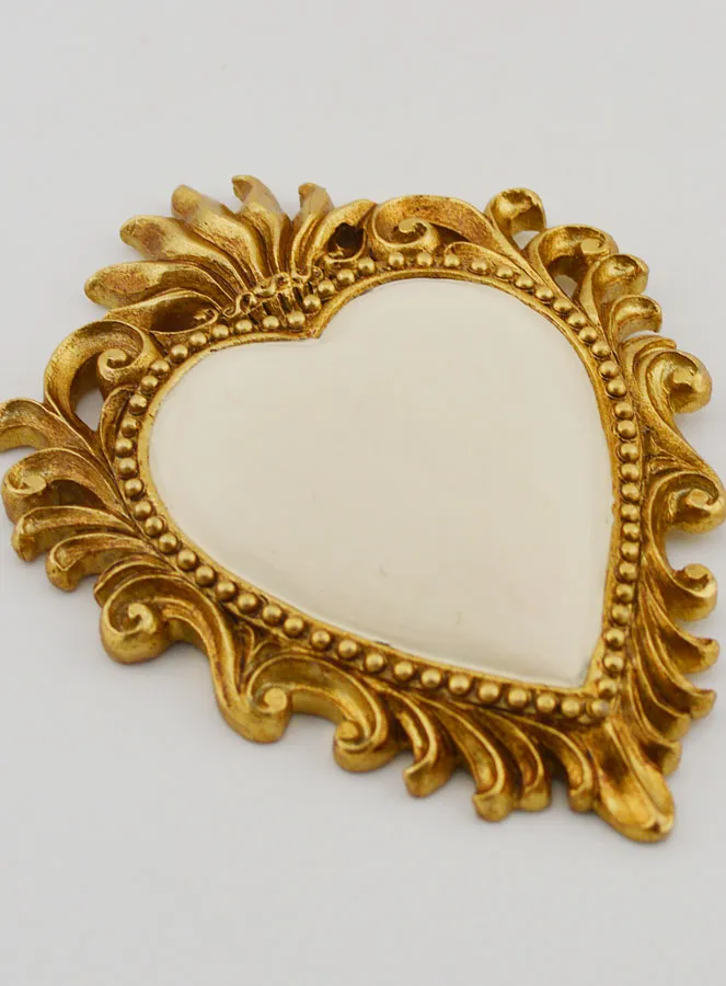 Ex Voto Muurdecoratie Goud en Wit - 10cm (pic 3)