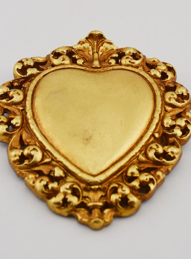 Ex Voto Muurdecoratie Goudkleurig - 12cm (pic 2)