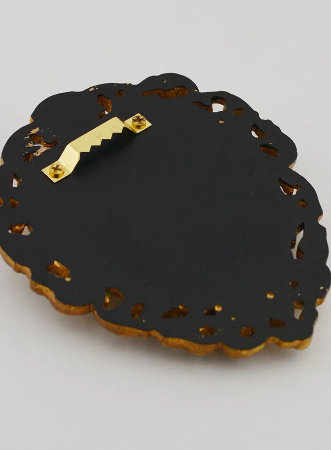 Ex Voto Muurdecoratie Goudkleurig - 12cm (pic 4)