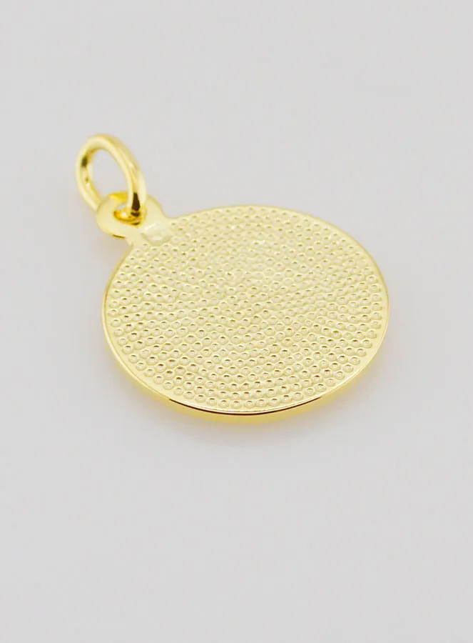Vergulde Medaille Heilige Rita - 18mm (pic 4)