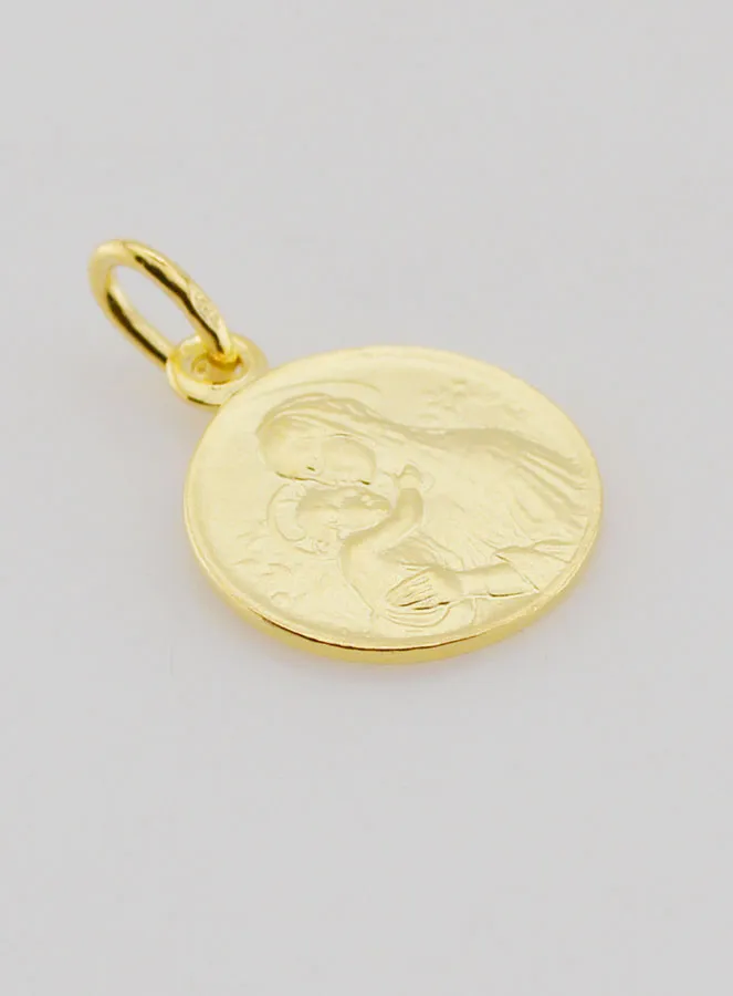 Vergulde Hanger van Botticelli's Maagd Maria - 16 mm (pic 3)