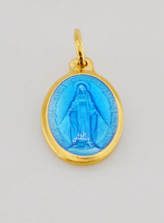 Wonderdadige Medaille van Verguld Zilver en Emaille - 17 mm (pic 2)