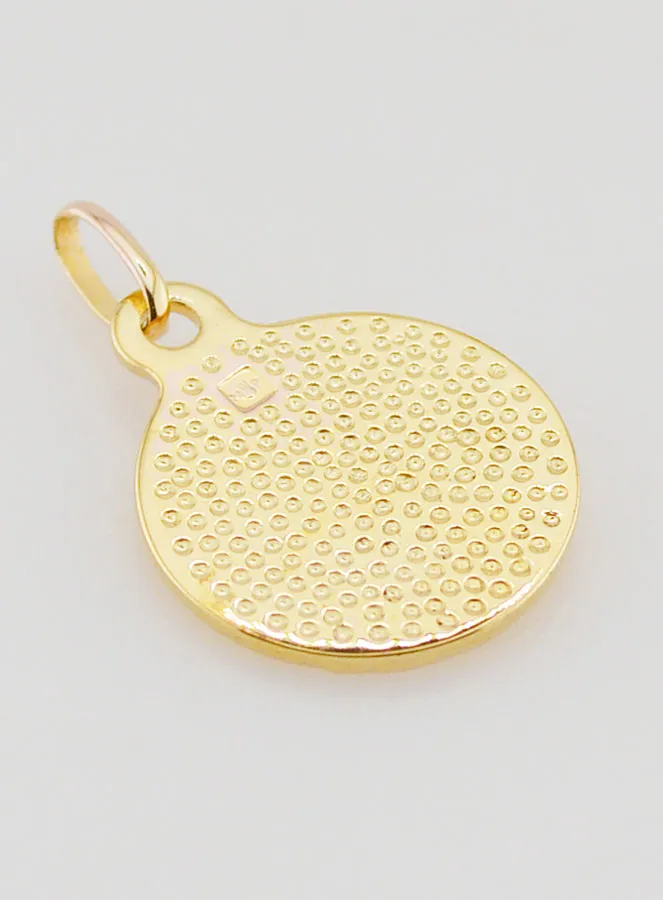 Vergulde Medaille Sint Christoffel - 14 mm (pic 4)