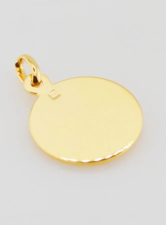 Vergulde Hanger Heilige Christoffel - 18 mm (pic 4)
