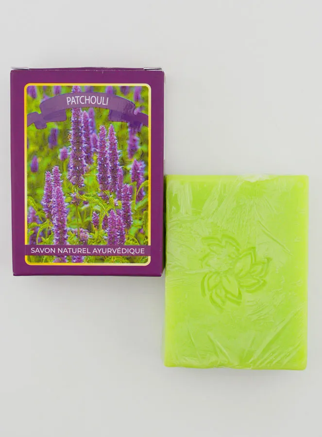 Zeep Patchouli Geur - Ayurvedische Traditie (pic 1)