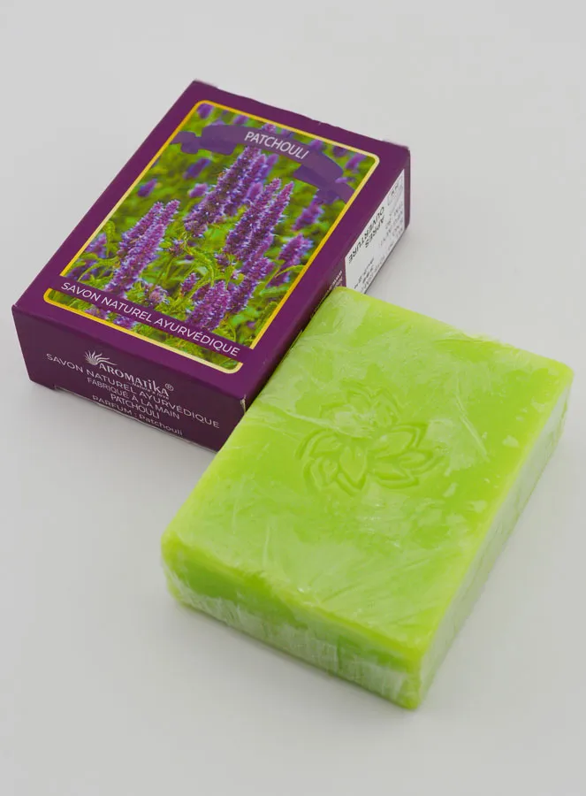 Zeep Patchouli Geur - Ayurvedische Traditie (pic 2)