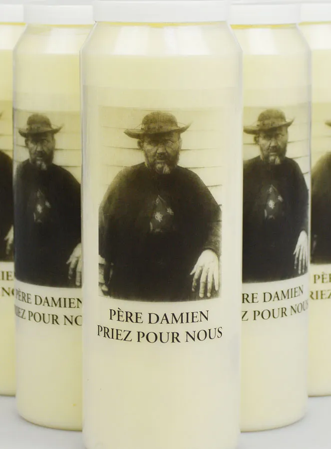 Set 20 Noveenkaarsen tot Heilige Pater Damiaan (pic 3)