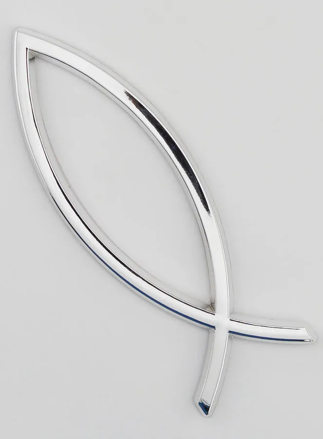Auto Badge Christelijke Ichthus Vis - 14 cm (pic 1)
