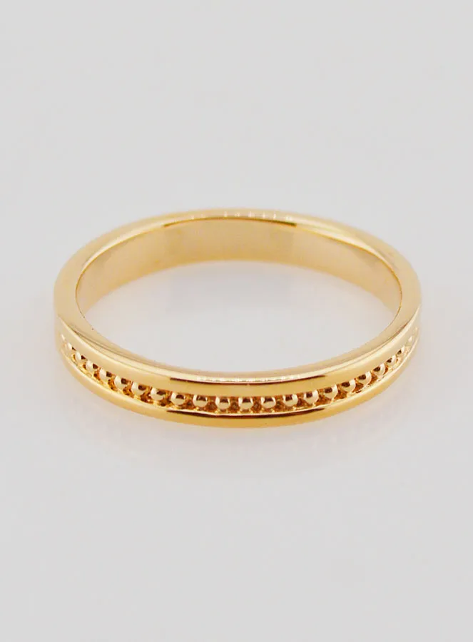 Ring Trouwring Verguld - Maat 54 (pic 1)