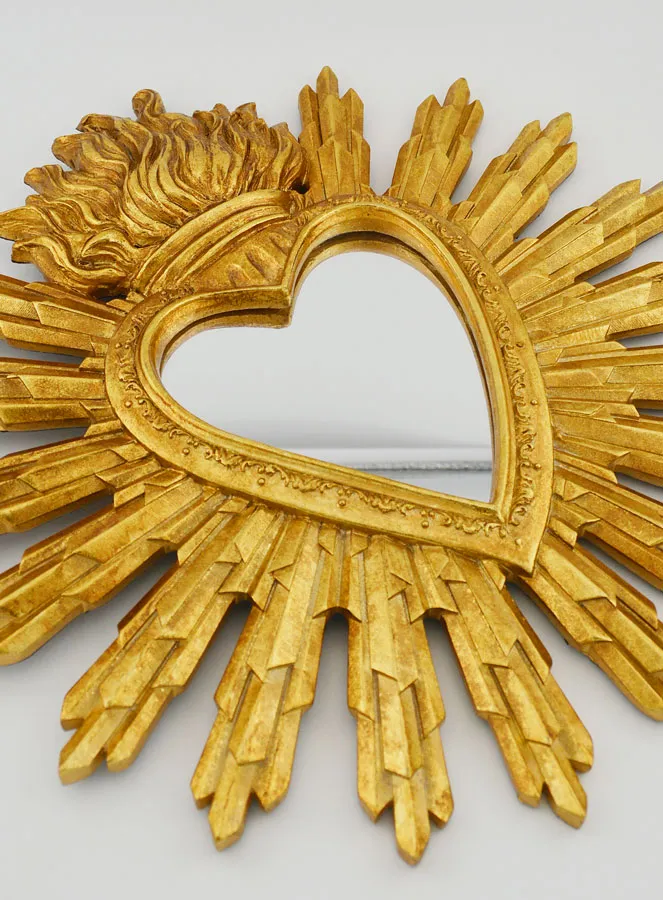 Ex Voto Spiegel Stralend Hart - 28 cm (pic 3)