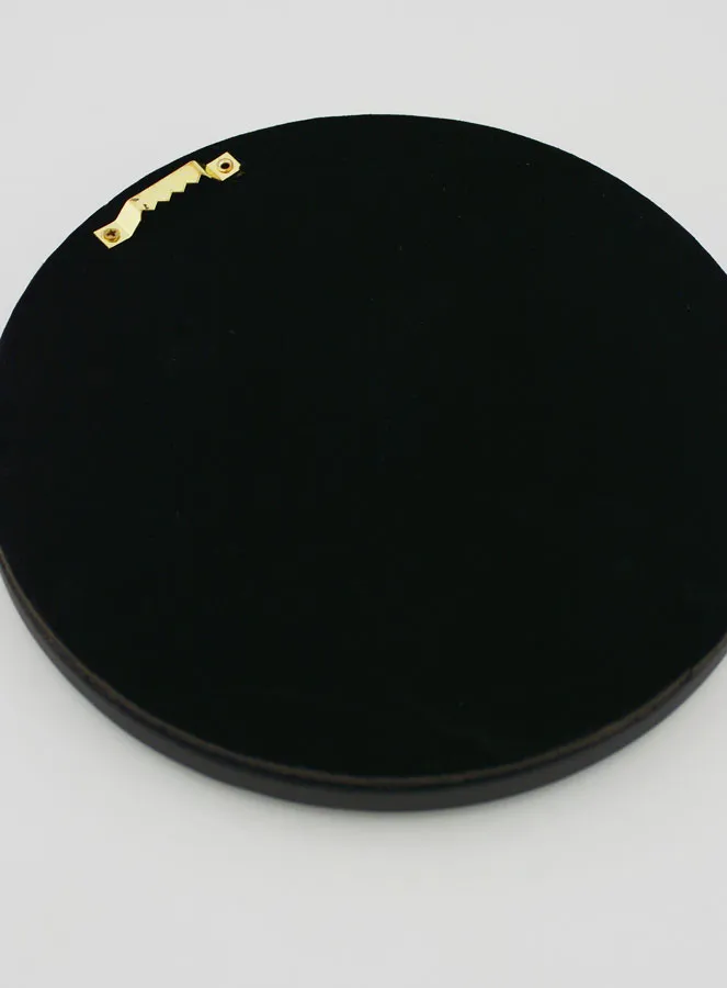 Ex Voto Wanddecoratie Gouden Hart op Zwart Fluweel - 19cm (pic 4)