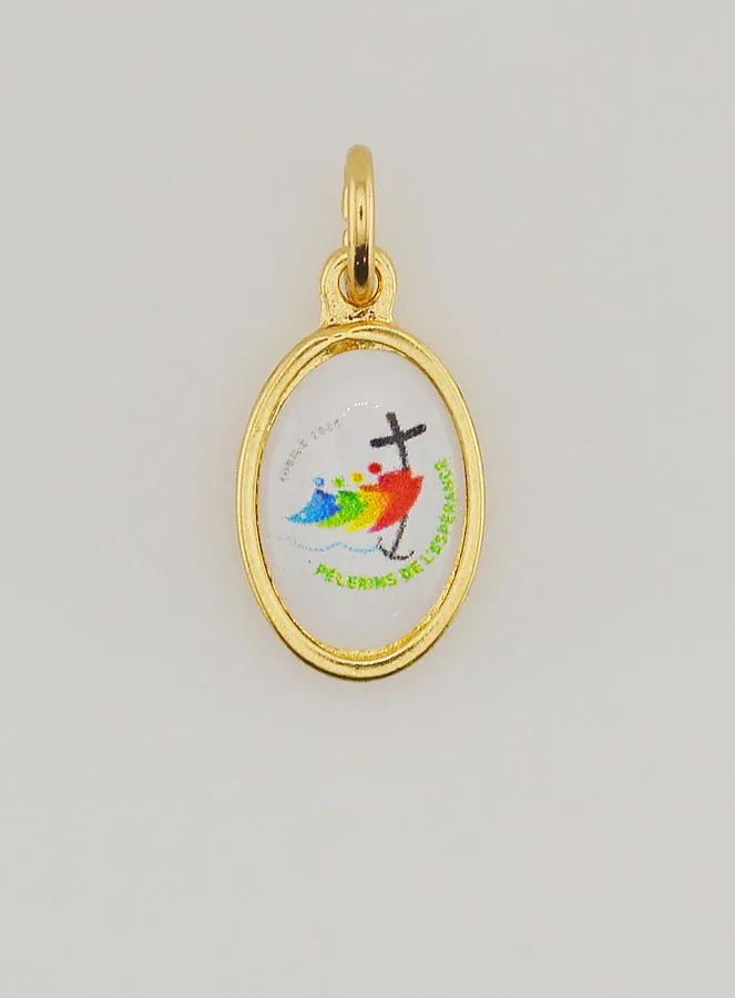 Medaille Jubileum 2025 Goudkleurig - 15mm (pic 1)