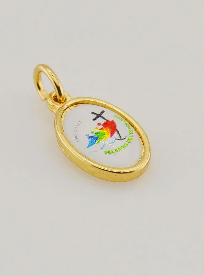 Medaille Jubileum 2025 Goudkleurig - 15mm (pic 3)