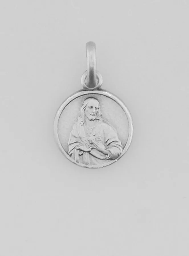 Scapulier Hanger van Gerhodineerd 925 Zilver - 10 mm (pic 2)