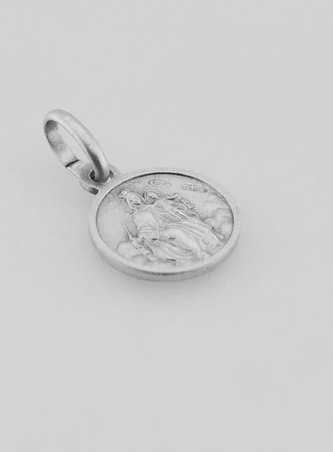 Scapulier Hanger van Gerhodineerd 925 Zilver - 10 mm (pic 3)