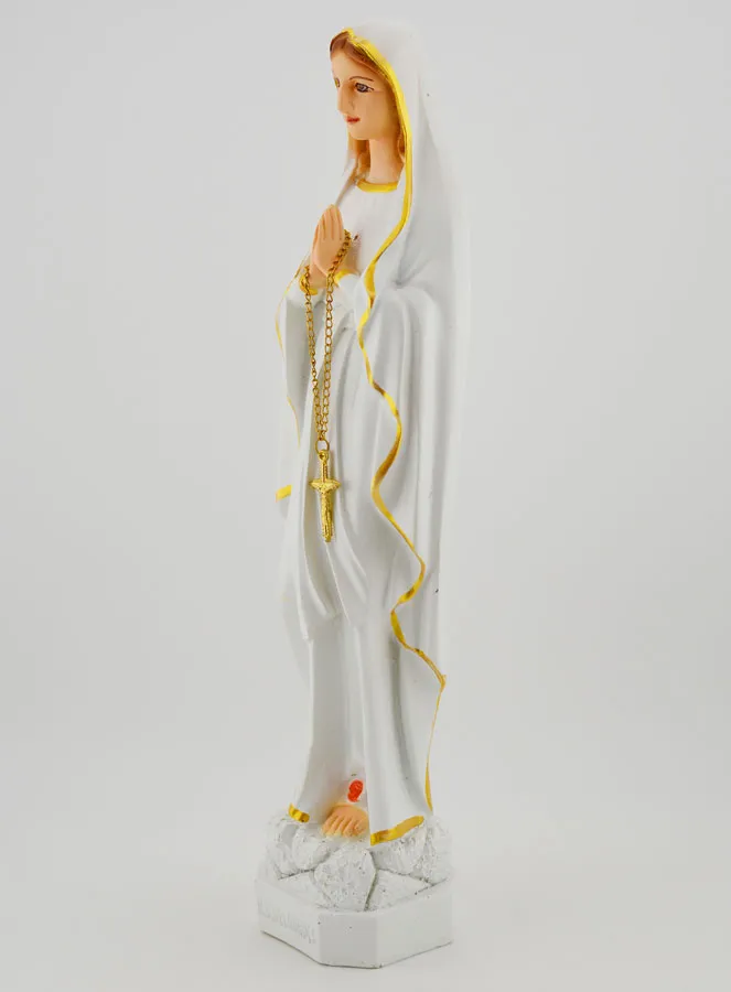 Polychroom Beeld Maria van Lourdes - 30 cm (pic 2)